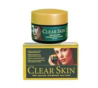 WellScience Clear Skin Ayurvedic Anti-Blemish Face Cream Mask 32g - Cream-Based Face Mask for Clear-Looking Skin | Supports Even Skin Appearance | Gentle Formula for Sensitive Skin