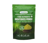 WellScience Organic Wheatgrass Powder, 100g, Powder Form, Vegan, Gluten-Free, Detox Support, Energy Boost, Metabolism Support
