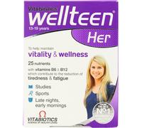 Vitabiotics Multivitamin Tablets Wellteen for Teen Girls 13-19 - 30 Tablets