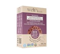 WELLTH Beetroot High Protein Pasta | Family Size Value Pack (340g) | 100% Natural Ingredients Beetroot & Yellow Pea | Grain Free, Gluten Free, High Fiber, Vegan Pasta with 22g Protein