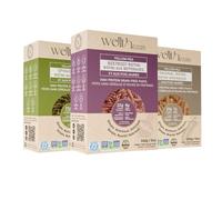 WELLTH Variety High Protein Pasta | 3-Pack Family Size Value Pack (340g each) | 100% Natural Ingredients Spinach, Beetroot & Yellow Pea | Grain Free, Gluten Free, High Fiber, Vegan, with 22g Protein