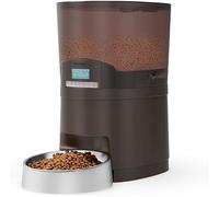 WellToBe Automatic Cat Feeder, 7L Dog and Cat Programmable Digital Pet Food Feeder Dispenses up to 6 Meals with Timer Programmable, Voice Recorder & Portion Control