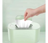 Welltobuy USB Baby Wipe Warmer Wipes Heating Box Baby Wipes Heater Case Wet Tissue Heating Box Constant Temperature Wet Wipe Dispenser Use Warm Wipes For Your Baby At Any Time, Green