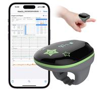 Wellue Kids O2 Ring Continuous Pulse Oximeter Heart Rate Monitor with Beep Alert