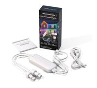 wellvow WLED Controller for GOVEE Permanent Outdoor Lights(Modal：H705D,H705E,H705F),WLED ESP32 Programmer, IP67 Waterproof Dual Output Light Controller, DIY Re-Flashing Supported(Modal TypeA White)