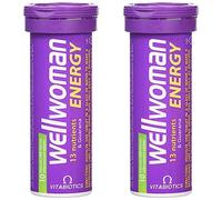 Wellwoman Energy Lime, 10 Effervescent Tablets (Pack of 2)