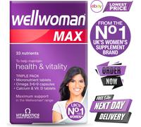 Wellwoman Max Multivitamin Tablets for Women,84 Count 84 count (Pack of 1)