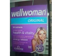 WELLWOMAN ORIGINAL VITAMINS & WITH EVENING PRIMOSE & MORE -30 TABLETS ( WOMEN)