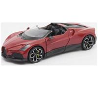 Welly 1:24 Bugatti W16 Mistral Red Diecast Model Car - New