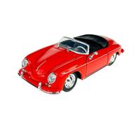 Welly 1:24 scale Diecast Model Car compatible with Porsche 356A Speedster in Red