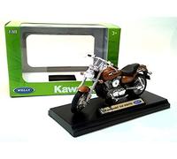 Welly 2002 Kawasaki Vulcan 1500 Mean Streak 12166, Braun, 1:18 Die Cast