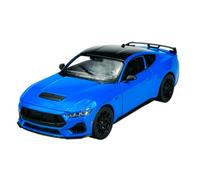 Welly 2024 Ford Mustang GT Blue 1/24 1:24 Metal Car Model Die Cast New In Box