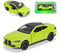 Welly B*M*W 4 Series G22 M4 Coupe Green Yellow 2020 Onwards 1/43 1/36-1/46 Model Car