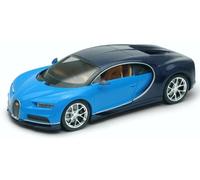 Bugatti Chiron Blue 2016 Welly 24077 Scale 1:24-27