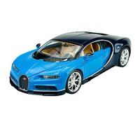 Welly Bugatti Chiron Coupe Blue 2016 1/24 Metal Model Car Die Cast New in Box