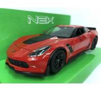 Welly Chevrolet Corvette Z06 Red 1:24-7 Scale Welly 24085 New Boxed
