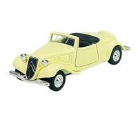 Welly Citroen Traction Avant 11B Convertible Open Beige Cream 1934-1957 1/34-1/39 Metal Model Car Die Cast New in Box