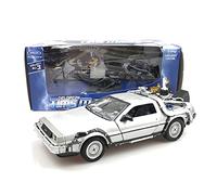 Welly Die-Cast Welly 1:24 Diecast DeLorean DMC Back To The Future 2 Time Machine Car Model Collectible Model (Back to the Future 2)