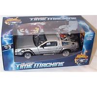 Welly Diecast 1:24 Delorean Time Machine Model Back To The Future 11 - 22443 New