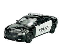 Welly Model Car Compatible with 2016 Dodge Charger Pursuit Police Black Approx. 1/24 1:24 Metal Model Car Die Cast New in Box
