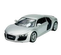 Welly Model Car Compatible with Audi R8 2006 Silver ca 1/24 1:24 Model Metal Car Die Cast New in Box 22493