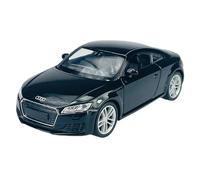 Welly Model Car Compatible with Audi TT 8S Coupe Black 3rd Generation from 2014 Approx. 1/34-1/39 Metal Model Car Die Cast New in Box
