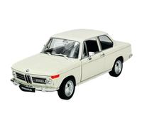 Welly Model Car Compatible with BMW 2002ti Coupe Cream Beige 1966-1977 1/24 1:24 Metal Model Car Die Cast New in Box