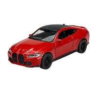 Welly Model Car Compatible with BMW M4 G82 Red Approx. 1/34-1/39 Metal Model Car Die Cast New in Box
