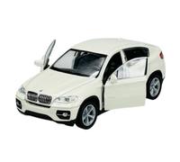 Welly Model Car Compatible with BMW X6 E71 White SUV 2008-2014 Approx. 1/34-1/39 Metal Model Car Die Cast New in Box 43617
