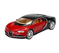Welly Model Car Compatible with Bugatti Chiron Coupe Red 2016 Approx. 1/34-1/39 Metal Model Car Die Cast New in Box