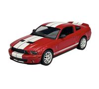 Welly Model Car Compatible with Ford Mustang Shelby Gt-500 Gt500 Red 1/24 1:24 Metal Model Car Die Cast New in Box