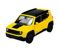 Welly Model Car Compatible with Jeep Renegade Trailhawk 2017 Yellow Approx. 1/34-1/39 Metal Model Car Die Cast New in Box