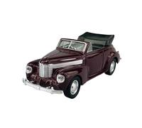 Welly Model Car Compatible with Opel Captain Cabriolet Open Dark Red 1st Generation 1938-1940 Approx. 1/34-1/39 Metal Model Car Die Cast New in Box