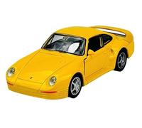 Welly Model Car Compatible with Porsche 959 Coupe Yellow 1986-1988 Approx. 1/34-1/39 Metal Model Car Die Cast New in Box