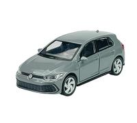 Welly Model Car Compatible with VW Volkswagen Golf 8 VIII GTI 5 Door Grey 8th Generation from 2019 Approx. 1/34-1/39 Metal Model Car Die Cast New in Box