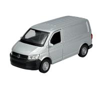 Welly Model Car Compatible with VW Volkswagen T6 Silver Transporter Box Version T5 from 2nd Facelift 2015 1/34-1/39 Metal Model Car Die Cast New in Box