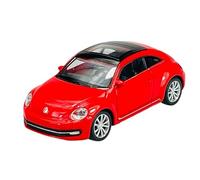 Welly Model Car Compatible with VW Volkwagen The Beetle New Coupe from 2011 Red 1/43-1/49 Metal Model Car Die Cast New in Box