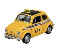 Welly Model Car Compatible with Welly Fiat Nuova 500 Taxi 1957-1975 Approx. 1/34-1/39 Metal Model Car Die Cast New in Box 43606