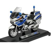 Welly Model Motorcycle Compatible with BMW R1200RT R1200 RT Police Silver 1:18 1/18 Metal Model Motorcycle Die Cast New in Box
