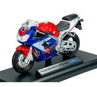 Welly Motorcycle Model Compatible with Honda CBR 900RR Fireblade with Base 1:18 1/18 Metal Die Cast Model New in Box