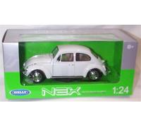 Welly nex models V0LKSWAGEN Beetle Hard Top White vehicle 1:24 scale diecast model
