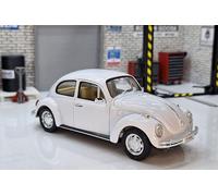 Welly nex models V0LKSWAGEN Beetle Hard Top White vehicle 1:24 scale diecast model