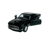 Welly Old Timer 1969 Ford Mustang Boss 429 Black 1:34-1:39 New in Box
