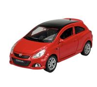 Welly Opel Corsa OPC D Red 3 Doors Approx. 1/34-1/39 Metal Model Car Die Cast New in Box