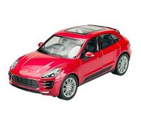 Welly Porsche Macan Turbo Red 1/24 1:24 Metal Model Car Die Cast New in Box