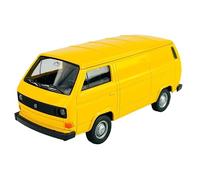 Welly VW Volkswagen T3 Transporter Box Yellow 1979-1992 1/34-1/39 Metal Model Car Die Cast New in Box