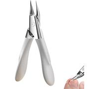 Welnax Nailpro Guard, Designed for Ingrown and Thick Nails,Fixed 30° Angle Nail Clippers, Ultra-Thin Sharp Stainless Steel Blades, Non-Slip Handle, Precise Clipping for All Nail Types (White)