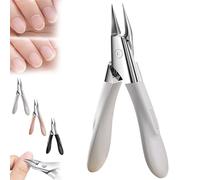 Welnax Nailpro Guard, Designed for Ingrown and Thick Nails, Ultra-Thin Sharp Stainless Steel Blades, for Precise, Safe, and Hygienic Clipping of All Nail Types (White,1 Pcs)