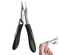 Welnax NailPro Guard - Designed for Ingrown and Thick Nails, Upgrade Ingrown Toenail Clipper, Anti-Splash Ingrown Nail Tools, Professional Nail Clippers Tool for Seniors, Men and Women (Black)