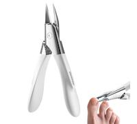 Welnax NailPro Guard - Designed for Ingrown and Thick Nails, Upgrade Ingrown Toenail Clipper, Anti-Splash Ingrown Nail Tools, Professional Nail Clippers Tool for Seniors, Men and Women (White)